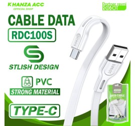 ROBOT RDC100S 2.4A Type-C Quick Charging 100cm Data Cable White